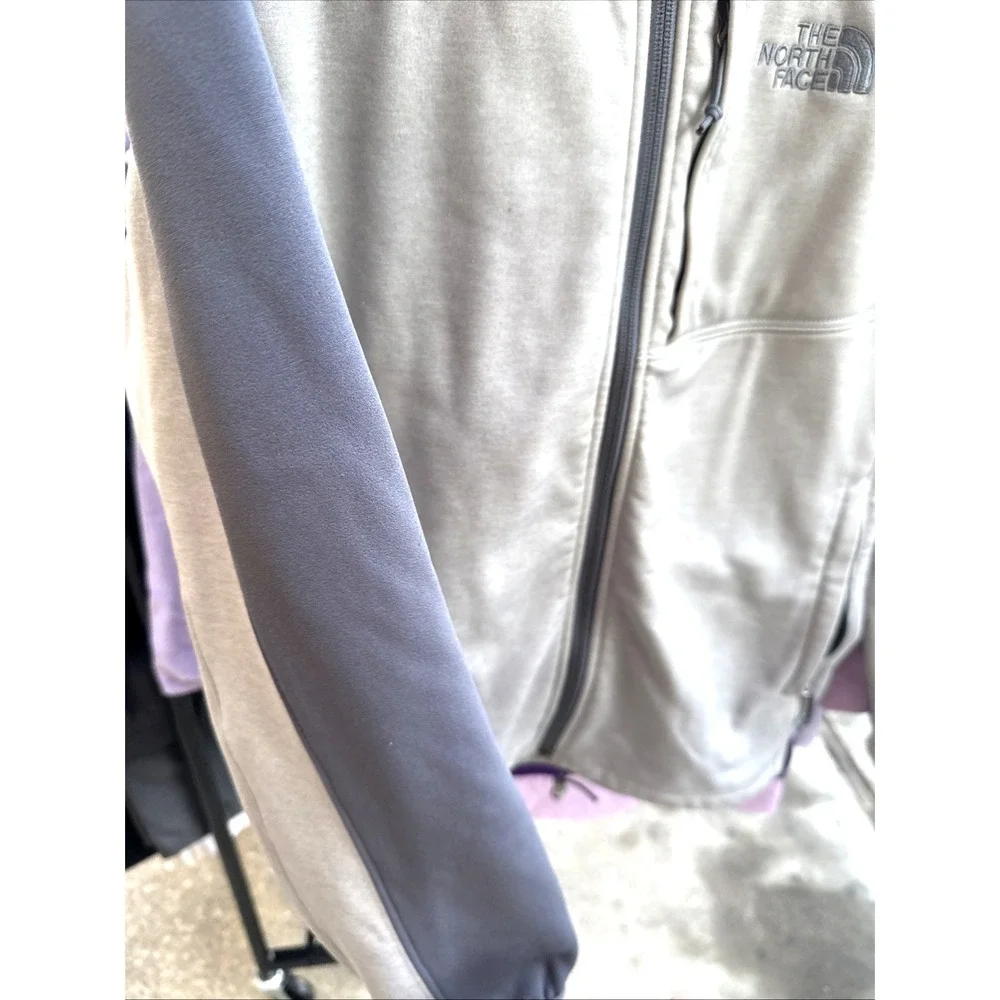 North Face Apex Bionic Softshell Jacket Gray Mens Small